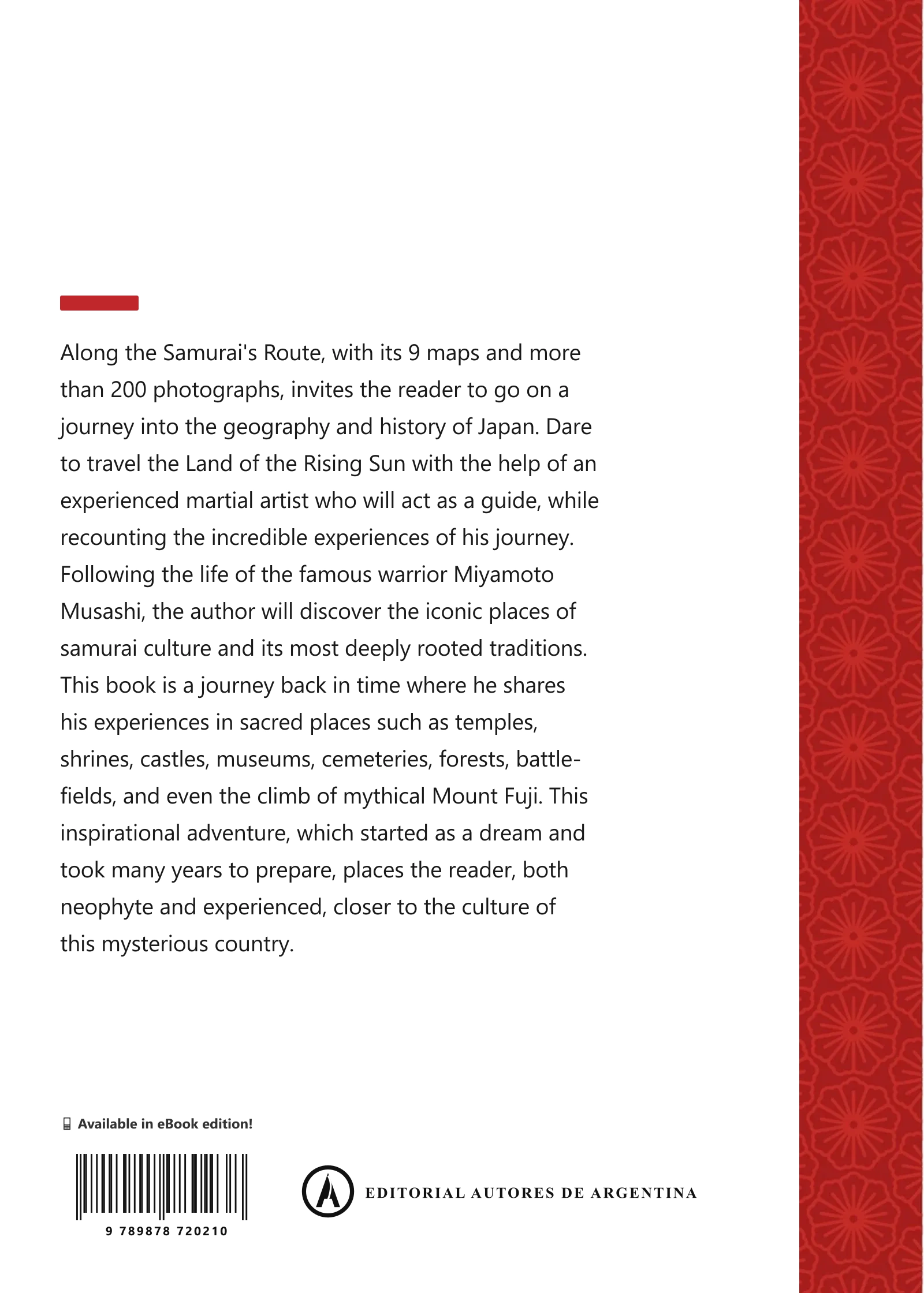 Along the Samurai's Route - Contraportada