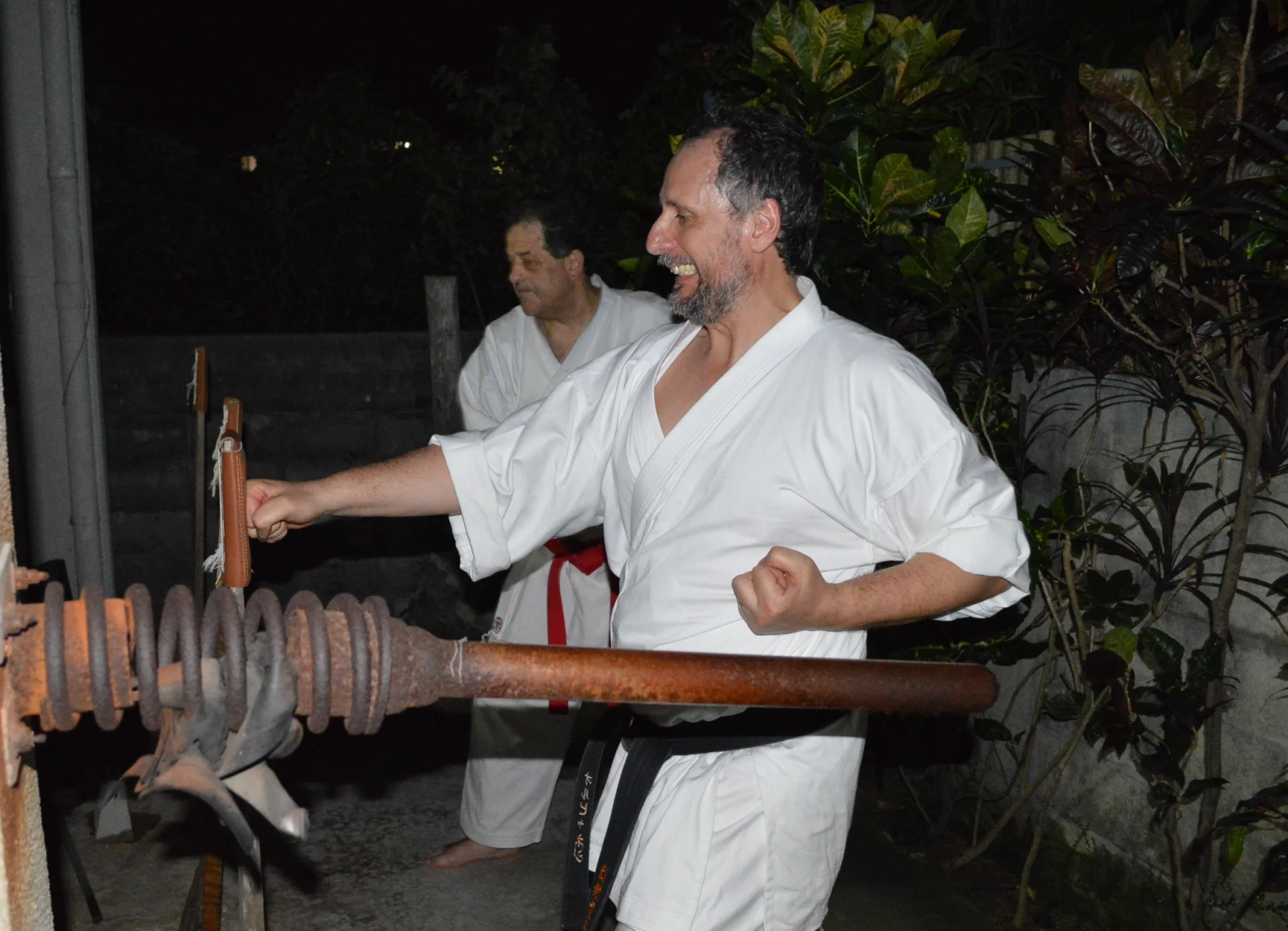 Entrenando Karate en Okinawa