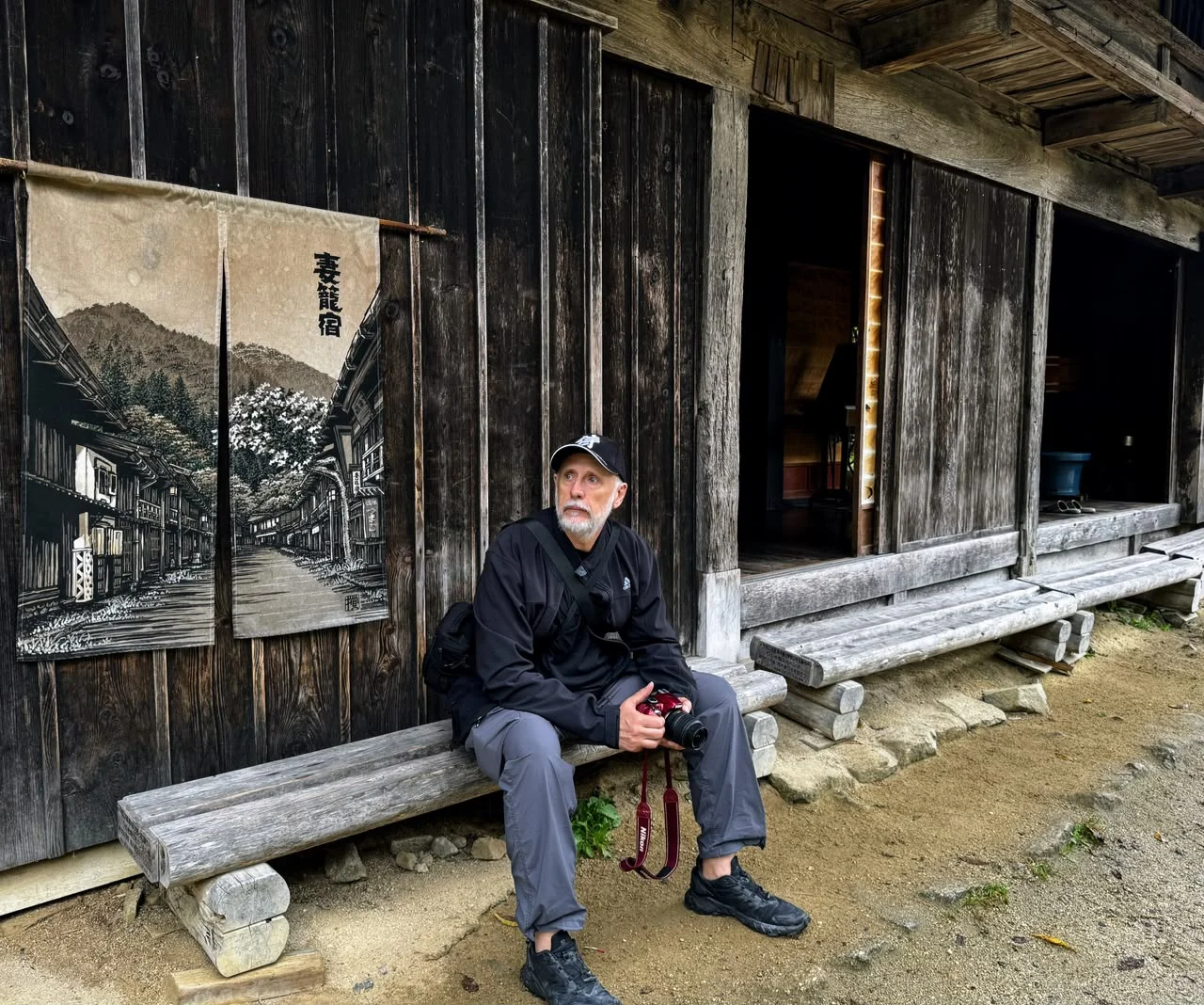 Antigua casa de té de la ruta Nakasendo